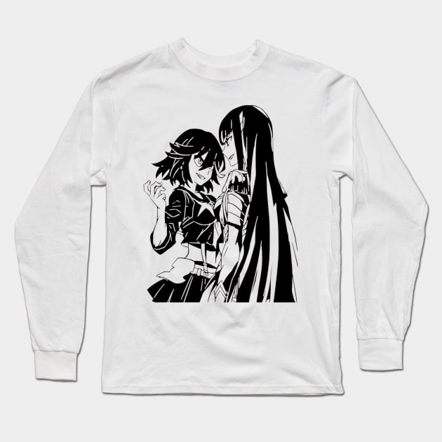 Kill la Kill Ryuko and Satsuki Long Sleeve T-Shirt by OtakuPapercraft